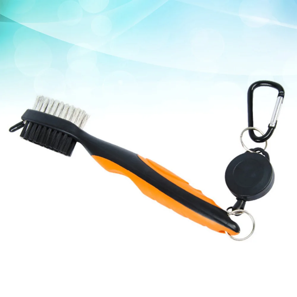 Dual Sided Brush Cleaning Brush Durable Club Groove Cleaner Club Cleaning Tool (Orange) 
Dual Sided Brush Cleaning Brush Durable Club Groove Cleaner Club Cleaning Tool (Orange)