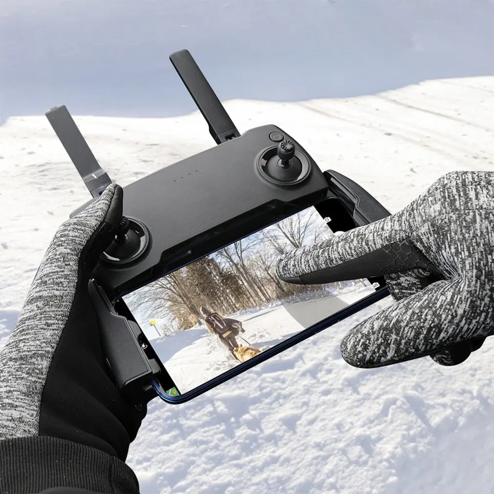 Зимние теплые ветрозащитные перчатки унисекс с сенсорным экраном для езды на велосипеде, велосипеде, лыжах, летающие перчатки для мини-дрон... 
Зимние теплые ветрозащитные перчатки унисекс с сенсорным экраном для езды на велосипеде, велосипеде, лыжах, летающие перчатки для мини-дрон...