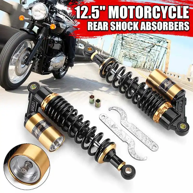 320mm Motorcycle Air Shock Absorber Rear Suspension Falling Protection For 150cc-750cc Dirt Bike Scooter ATV Quad
320mm Motorcycle Air Shock Absorber Rear Suspension Falling Protection For 150cc-750cc Dirt Bike Scooter ATV Quad
