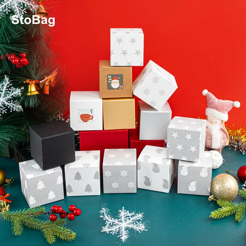 StoBag 24pcs Christmas Advent Calendars Box And Stickers New Year Cookies Candy Gift Packaging Surprise/box Child Favors
StoBag 24pcs Christmas Advent Calendars Box And Stickers New Year Cookies Candy Gift Packaging Surprise/box Child Favors