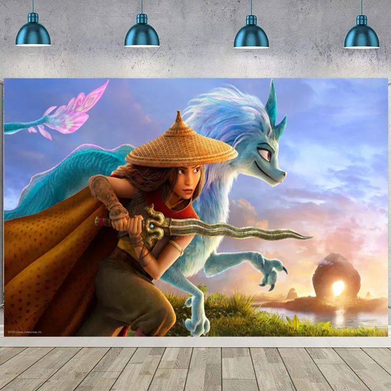 Raya And The Last Dragon Backdrops Kids Happy Birthday Party Custom Photo Background Photocall Prop Children's Room Wall Banner
Raya And The Last Dragon Backdrops Kids Happy Birthday Party Custom Photo Background Photocall Prop Children's Room Wall Banner