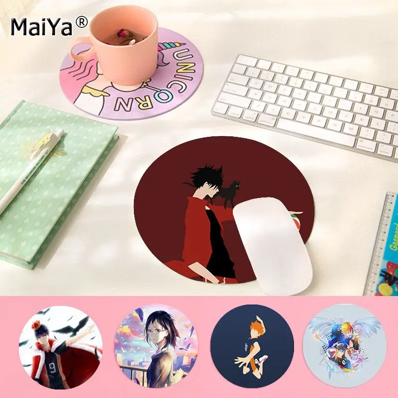 MaiYa волейбол Аниме Haikyuu Силиконовый круглый коврик для мыши игровой компьютерный Настольный коврик для игр
MaiYa волейбол Аниме Haikyuu Силиконовый круглый коврик для мыши игровой компьютерный Настольный коврик для игр