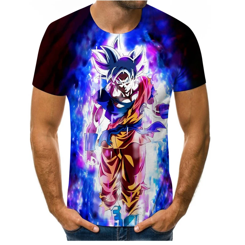 Hot selling fashion handsome anime dragon ball printing 3D men's T-shirt street slim casual short-sleeved T-shirt
Hot selling fashion handsome anime dragon ball printing 3D men's T-shirt street slim casual short-sleeved T-shirt