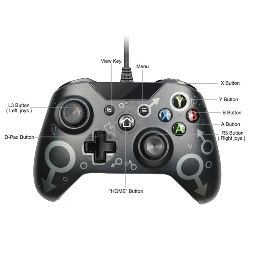 USB Wired Dual-Vibration Game Controller Joystick For Microsoft Xbox One Controller Gamepad For Xbox One Slim PC Windows Mando
USB Wired Dual-Vibration Game Controller Joystick For Microsoft Xbox One Controller Gamepad For Xbox One Slim PC Windows Mando