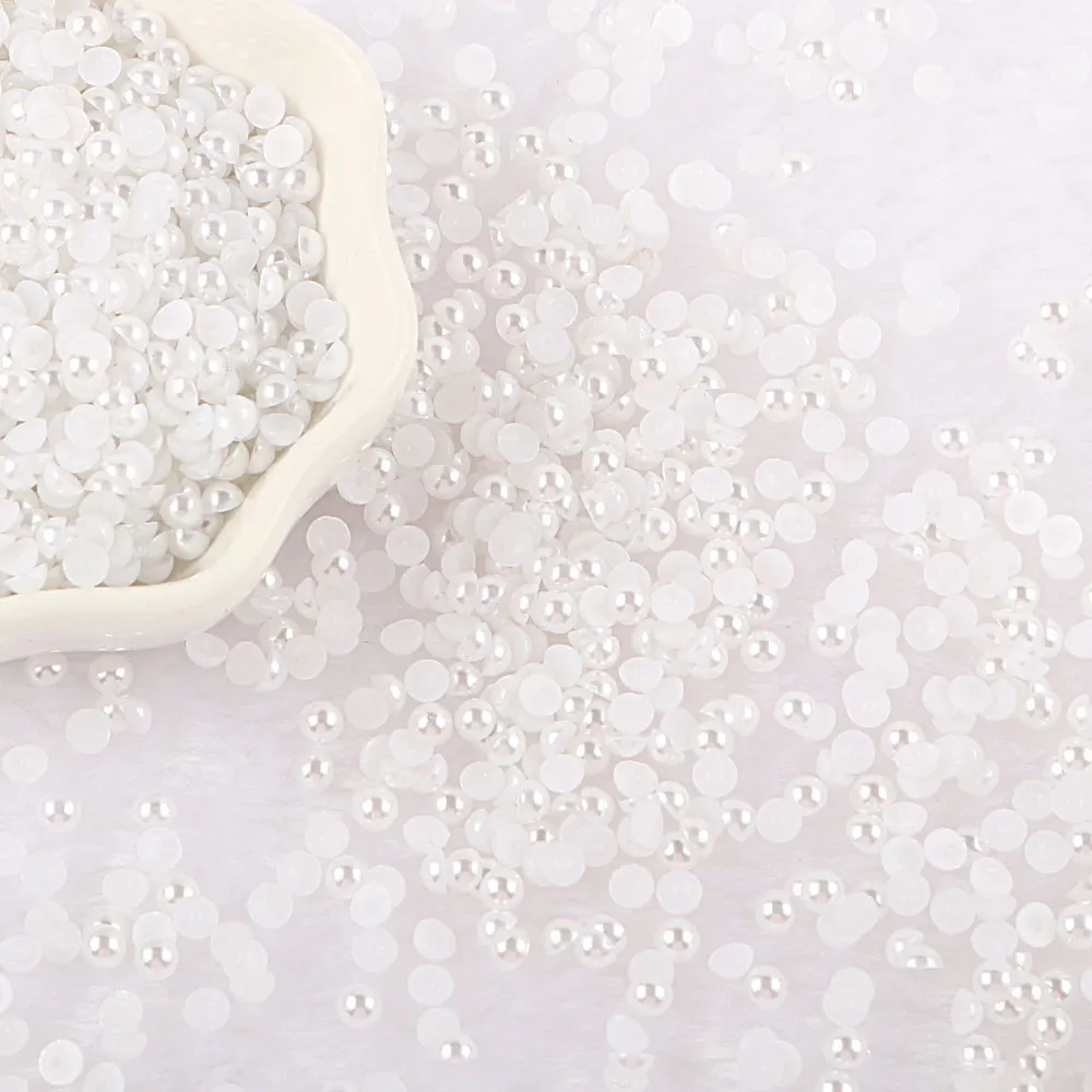 Ywzatgits 2/3/4/5/6/8/10/12mm Half Round Pearl Beads ABS Flatback Bead For DIY Garment Nail Art Decoration
Ywzatgits 2/3/4/5/6/8/10/12mm Half Round Pearl Beads ABS Flatback Bead For DIY Garment Nail Art Decoration