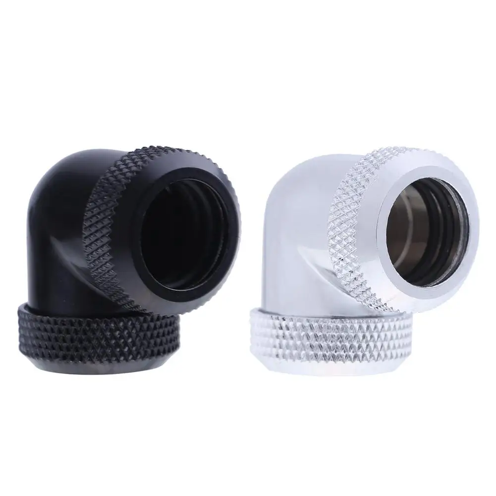 Computer Water Cooling Accessory 14mm OD G1/4 Inner Thread 90 Degree Tube Connector for PC Water Cooling for 14mm OD Hard Tubes
Computer Water Cooling Accessory 14mm OD G1/4 Inner Thread 90 Degree Tube Connector for PC Water Cooling for 14mm OD Hard Tubes