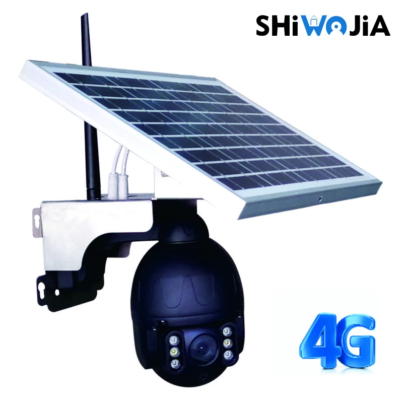 SHIWOJIA Outdoor 4g home guard CCTV Cameras Night Vision Solar Powered Two-way Audio PTZ Speed Dome solar camera
SHIWOJIA Outdoor 4g home guard CCTV Cameras Night Vision Solar Powered Two-way Audio PTZ Speed Dome solar camera