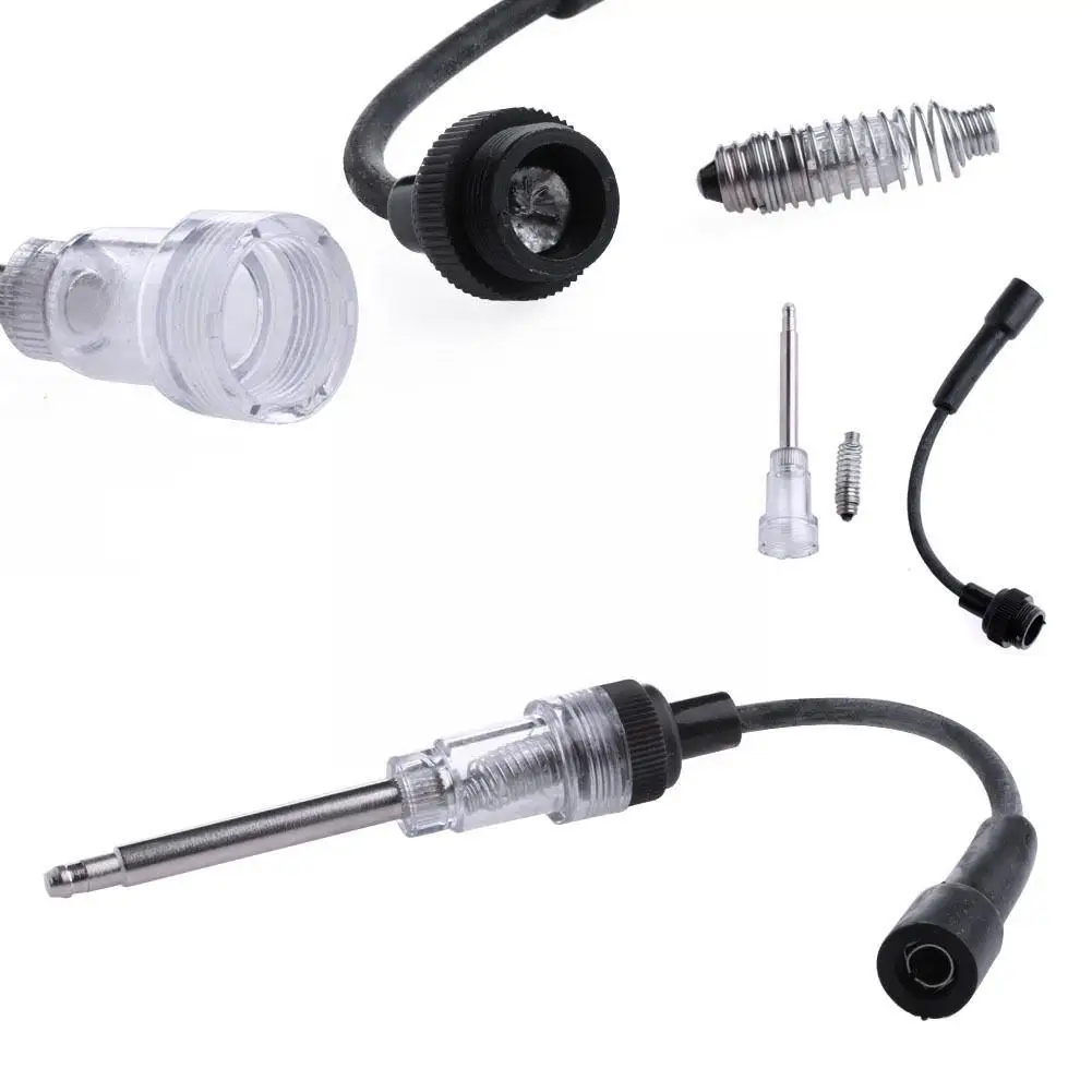 NEW High Quality Car Spark Plug Tester Ignition BLACK Spark Test More In-Line Spark Wire Igniton And Car For Toyota 12V Tes D4E3
NEW High Quality Car Spark Plug Tester Ignition BLACK Spark Test More In-Line Spark Wire Igniton And Car For Toyota 12V Tes D4E3