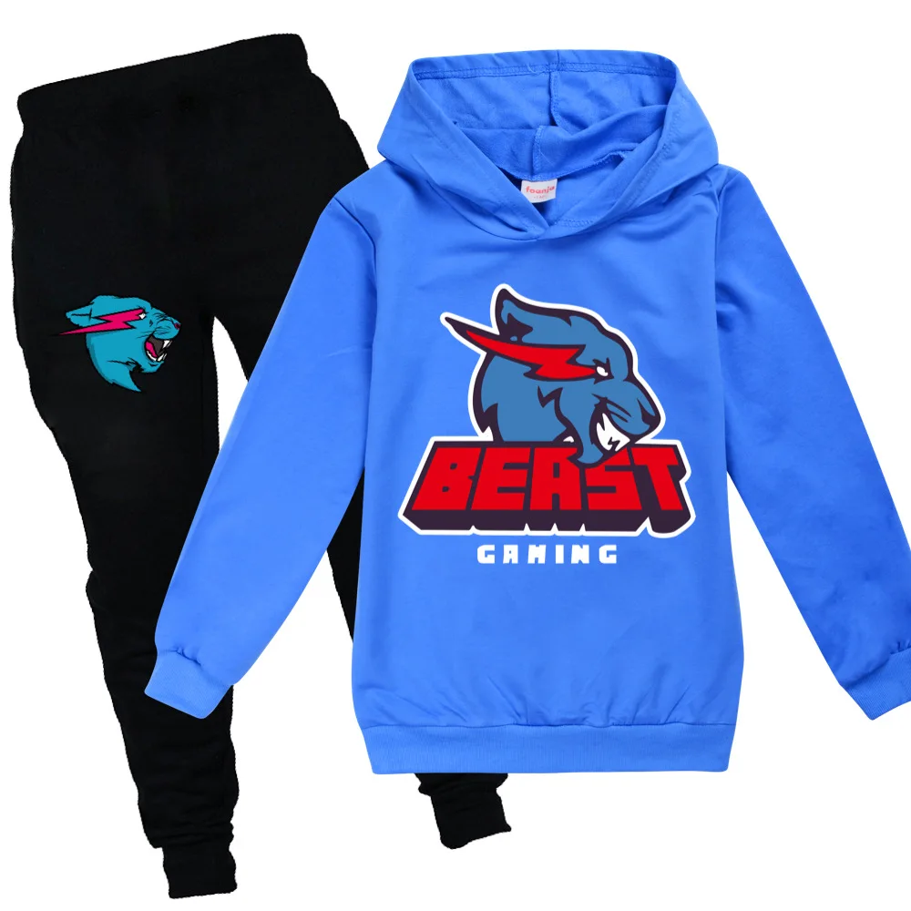 Kids Sweatshirt Suit Mr Beast Lightning Cat Hoodies+Pants 2 Piece Set for Teens Girl Boys Cartoon Anime Autumn children Clothes
Kids Sweatshirt Suit Mr Beast Lightning Cat Hoodies+Pants 2 Piece Set for Teens Girl Boys Cartoon Anime Autumn children Clothes