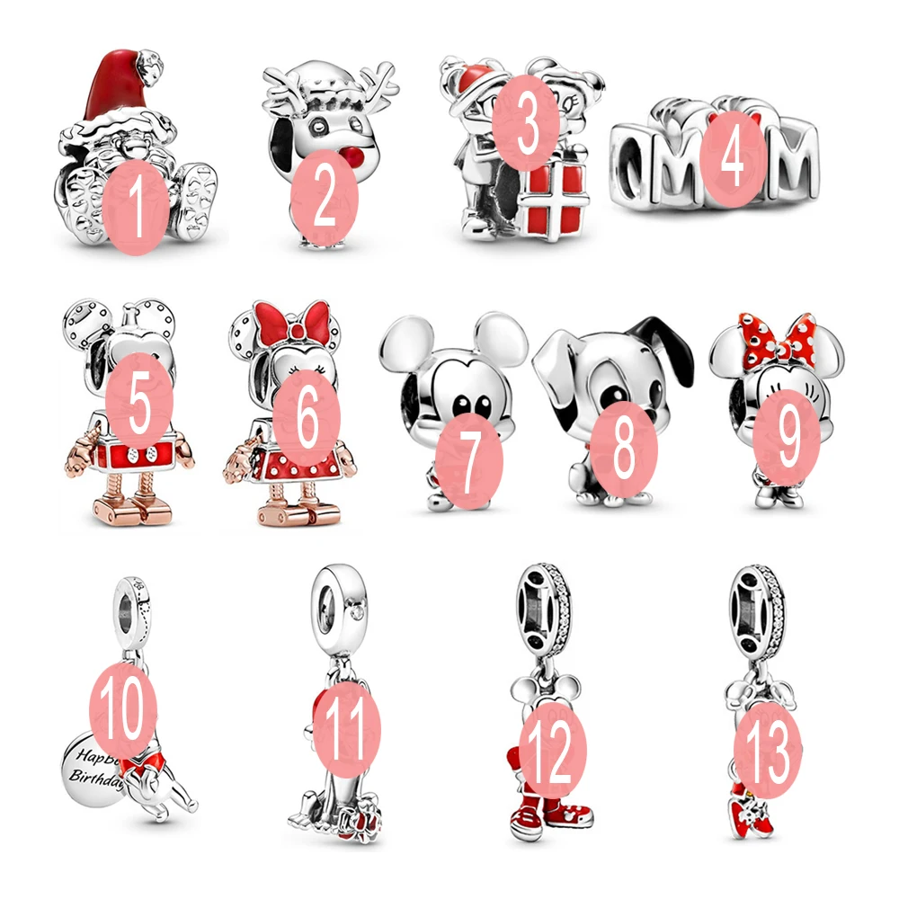 Mouse Elephant Pandora Beads Original S925 Sterling Silver DIY Jewelry Charm Bracelet Making Christmas Gifts for Women Jewelry
Mouse Elephant Pandora Beads Original S925 Sterling Silver DIY Jewelry Charm Bracelet Making Christmas Gifts for Women Jewelry