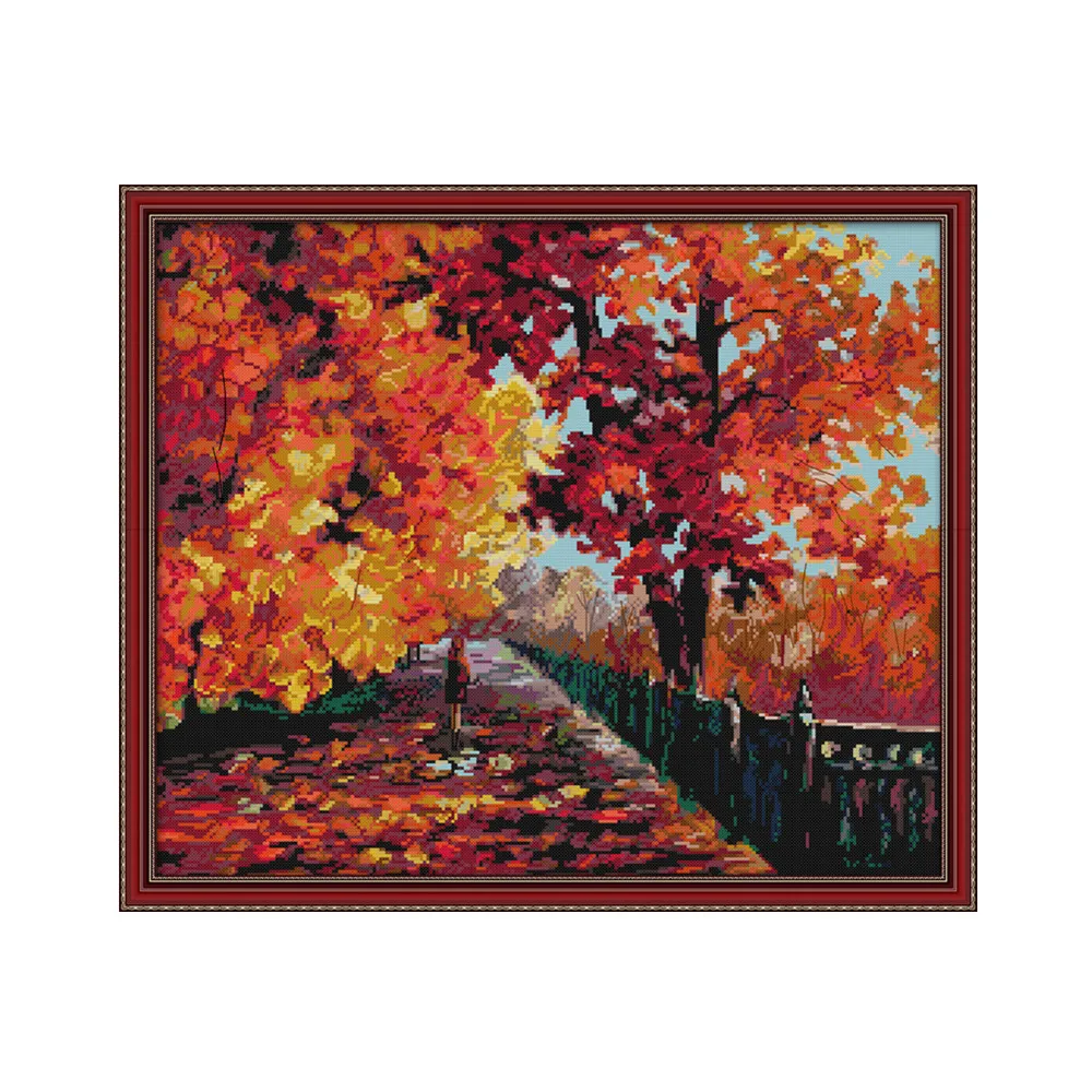Red leaves cross stitch kit aida 14ct 11ct count print canvas cross stitches stitching needlework embroidery DIY handmade
Red leaves cross stitch kit aida 14ct 11ct count print canvas cross stitches stitching needlework embroidery DIY handmade