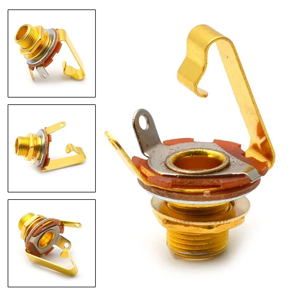 1 Piece Of 1/4 Inch 6.35 Mm Mono Input Jack Socket Electric Guitar Suitable For Electric Plug Bass Audio Guitar Bass
1 Piece Of 1/4 Inch 6.35 Mm Mono Input Jack Socket Electric Guitar Suitable For Electric Plug Bass Audio Guitar Bass