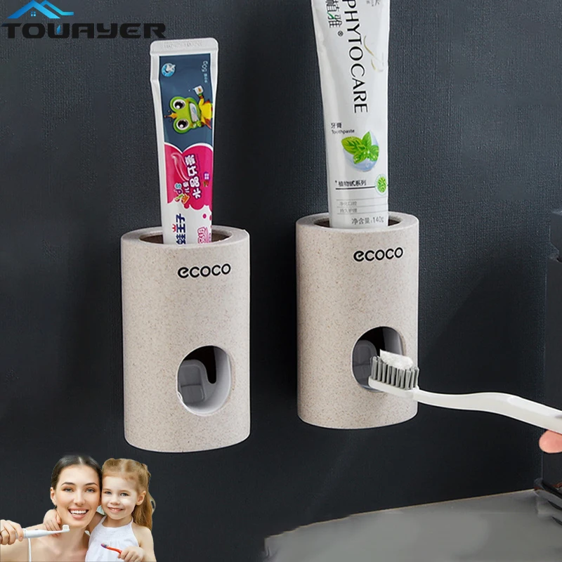 Automatic toothpaste dispenser wall-mounted toothpaste squeezer dustproof toothbrush holder toothpaste bathroom accessories
Automatic toothpaste dispenser wall-mounted toothpaste squeezer dustproof toothbrush holder toothpaste bathroom accessories