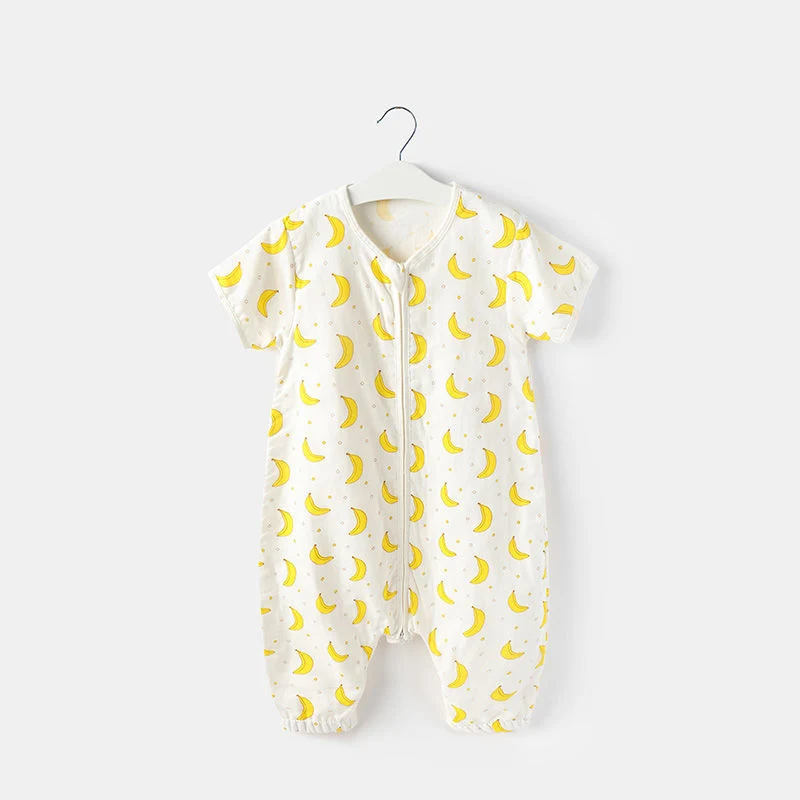 Cartoon Fruit Printing Baby Sleeping Bag Short Sleeve Thin Summer Newborns Sleepsacks Cotton Gauze Infant Sleeping Bag Pajamas
Cartoon Fruit Printing Baby Sleeping Bag Short Sleeve Thin Summer Newborns Sleepsacks Cotton Gauze Infant Sleeping Bag Pajamas