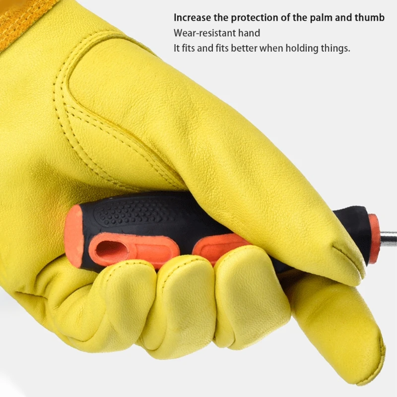 2Pcs Leather Breathable Gauntlet Gloves Rose Pruning Long Sleeve Gloves for Men and Women Best Gardening Glove Garden Gifts
2Pcs Leather Breathable Gauntlet Gloves Rose Pruning Long Sleeve Gloves for Men and Women Best Gardening Glove Garden Gifts