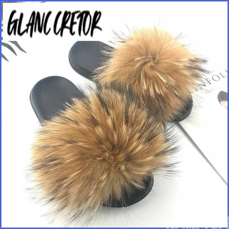 Женские меховые женские роскошные домашние женские сандалии, пушистые милые Шлепанцы из енота, новинка 2019
Женские меховые женские роскошные домашние женские сандалии, пушистые милые Шлепанцы из енота, новинка 2019
