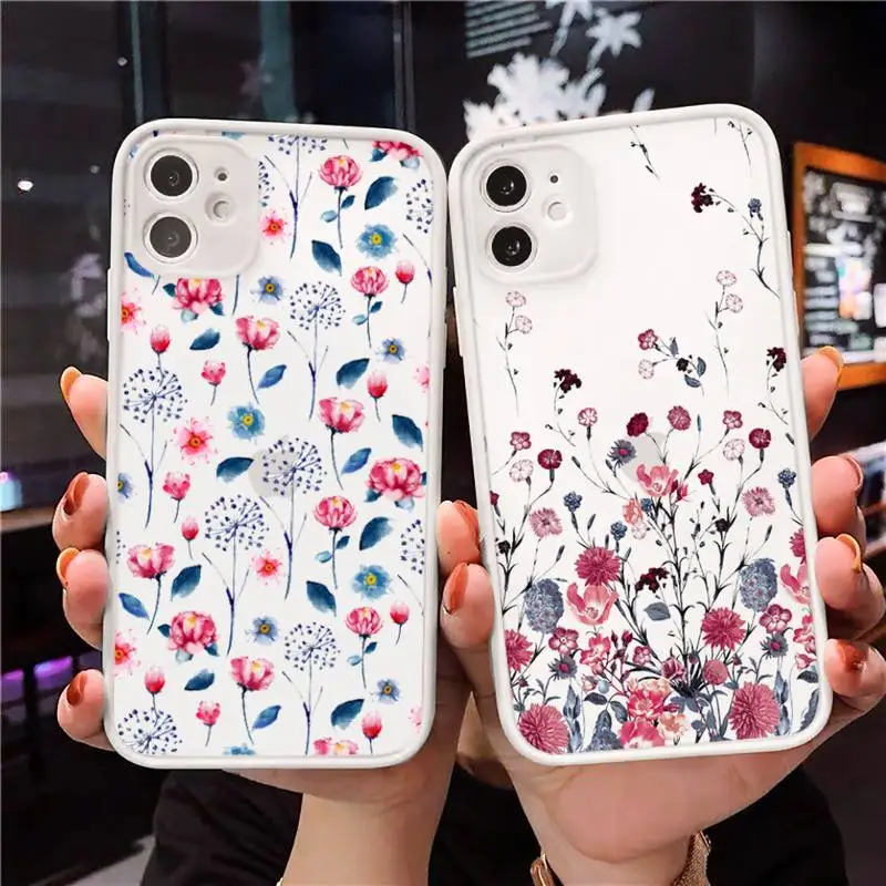 Cute flower creative Phone Case For iPhone 12 11 Mini Pro XR XS Max 7 8 Plus X Matte transparent White Back Cover
Cute flower creative Phone Case For iPhone 12 11 Mini Pro XR XS Max 7 8 Plus X Matte transparent White Back Cover