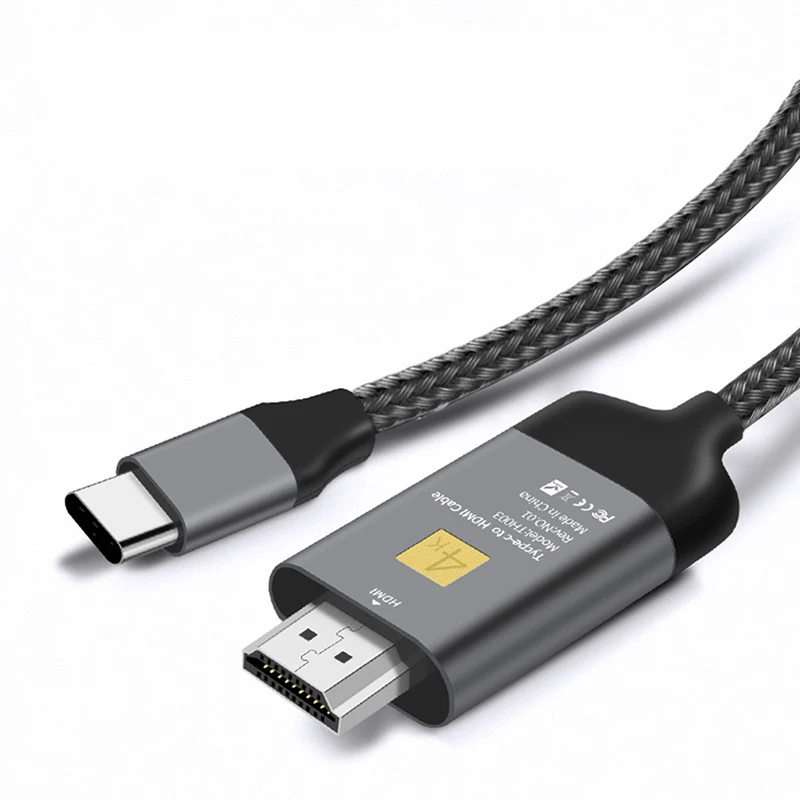 Type-C to HDMI HDTV Adapter Cable 4K 60Hz Portable for Mobile Phone Laptop Home Office OCT998
Type-C to HDMI HDTV Adapter Cable 4K 60Hz Portable for Mobile Phone Laptop Home Office OCT998