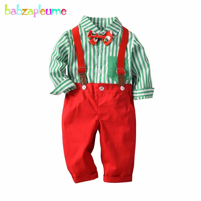 

1-4Years/2Piece/Spring Baby Boys Clothes Kids Outfits Fashion Gentleman Casual Stripe Shirt+Pants Children Clothing Set BC1264-1