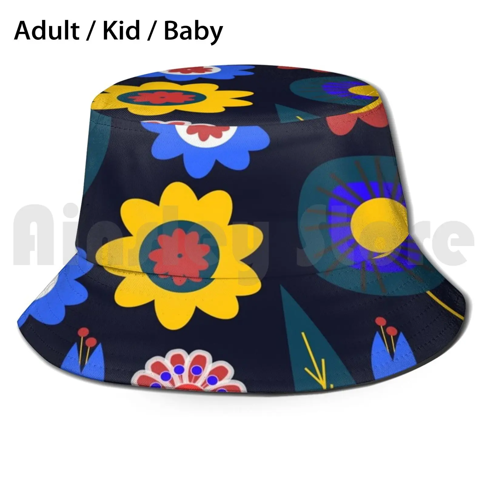 Midnight Floral Expo Sun Hat Foldable UV Protection Midnight Floral Night Nocturnal Indigo Blue Colorful Bright
Midnight Floral Expo Sun Hat Foldable UV Protection Midnight Floral Night Nocturnal Indigo Blue Colorful Bright