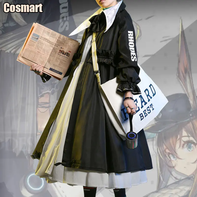 Game Arknights Amiya Rhodes Island Newsboy Uniform Cosplay Costume With Bags Ear Headset Halloween Suit For Women Outfit New
Game Arknights Amiya Rhodes Island Newsboy Uniform Cosplay Costume With Bags Ear Headset Halloween Suit For Women Outfit New
