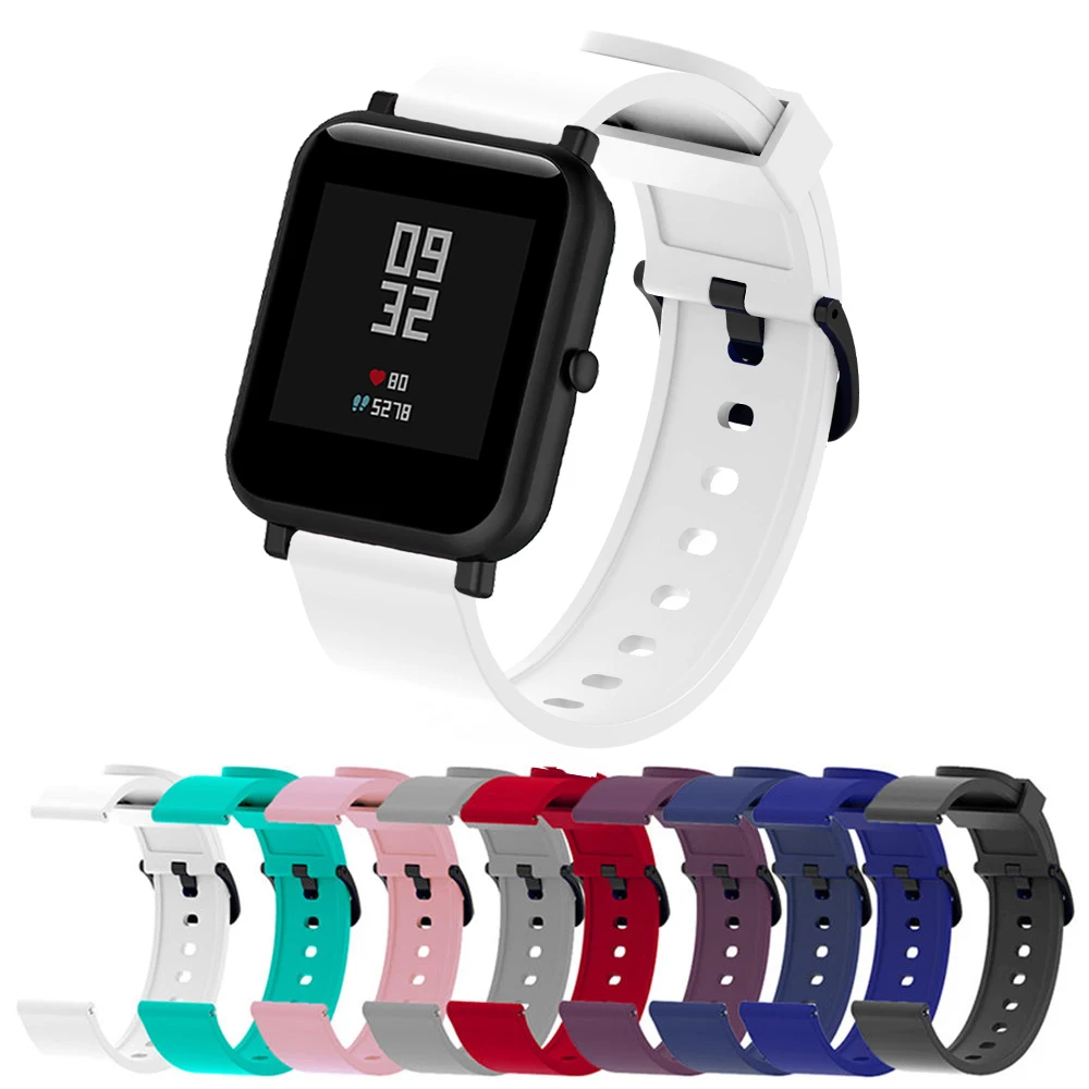 Ремешок для часов Xiaomi Huami Amazfit Bip GTR 42 мм, силиконовый спортивный браслет для смарт-часов Garmin Vivoactive 3 Music, 20 мм
Ремешок для часов Xiaomi Huami Amazfit Bip GTR 42 мм, силиконовый спортивный браслет для смарт-часов Garmin Vivoactive 3 Music, 20 мм