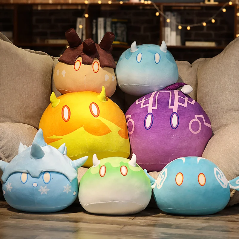 Cute Slime Fluffy Game Genshin Impact Slime Theme Plush Toy Slime Throw Pillow Keli Dango Toys Birthday Xmas Gift Kids Toys
Cute Slime Fluffy Game Genshin Impact Slime Theme Plush Toy Slime Throw Pillow Keli Dango Toys Birthday Xmas Gift Kids Toys