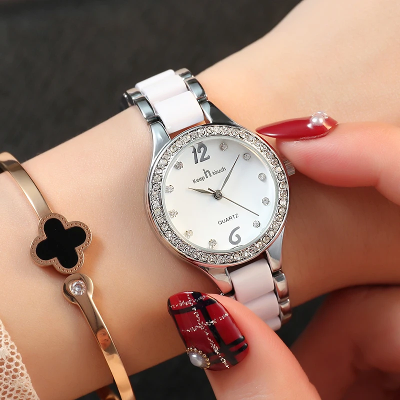 Women Watches Luxury Quartz Watches For Women Fashion Ceramic Strap Diamond Bracelet Wristwatch Ladies Female Clock Reloj Mujer
Women Watches Luxury Quartz Watches For Women Fashion Ceramic Strap Diamond Bracelet Wristwatch Ladies Female Clock Reloj Mujer