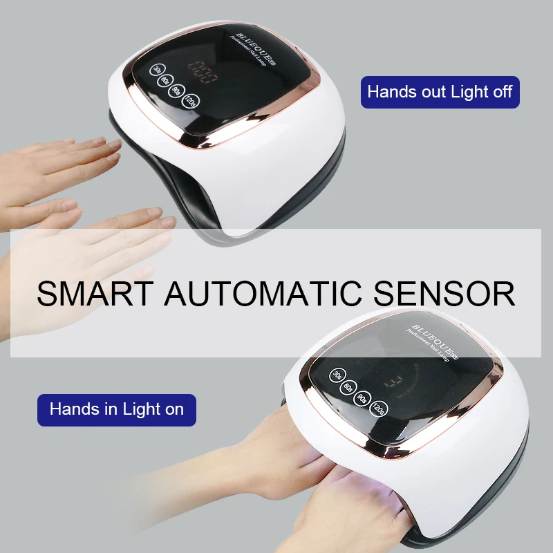 UV LED Nail Lamp For Manicure Nail Dryer Lamp 4 MODE With Motion Sensing LCD Display 45LEDs UV Lamp for Nail Art Manicure Tools
UV LED Nail Lamp For Manicure Nail Dryer Lamp 4 MODE With Motion Sensing LCD Display 45LEDs UV Lamp for Nail Art Manicure Tools