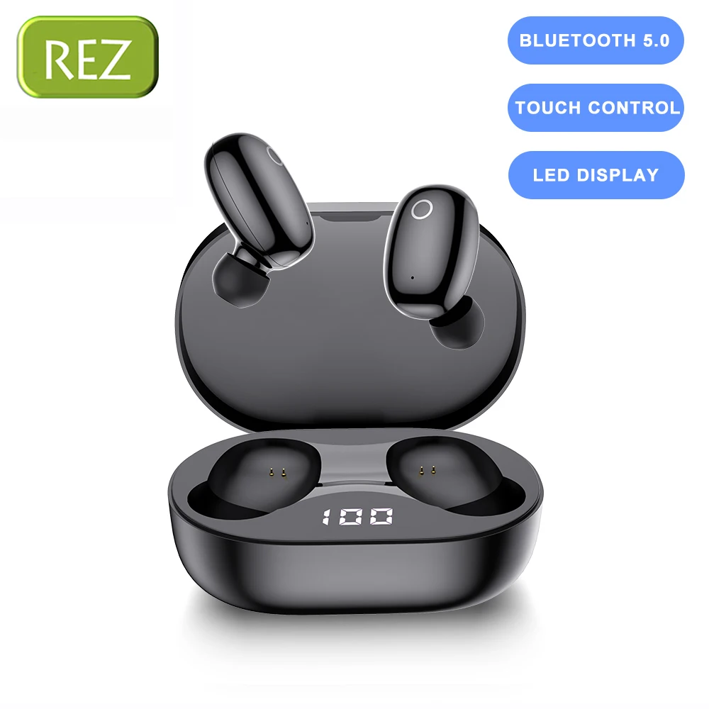 Наушники REZ W2 TWS с сенсорным управлением Bluetooth 5 0 спортивные музыкальные