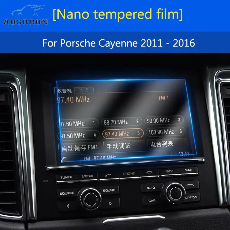 For Porsche Cayenne 2011-2016 2017 2018 2019 2020 Nanoexplosion-proof HD tempered film GPS navigation film Car Accessories
For Porsche Cayenne 2011-2016 2017 2018 2019 2020 Nanoexplosion-proof HD tempered film GPS navigation film Car Accessories
