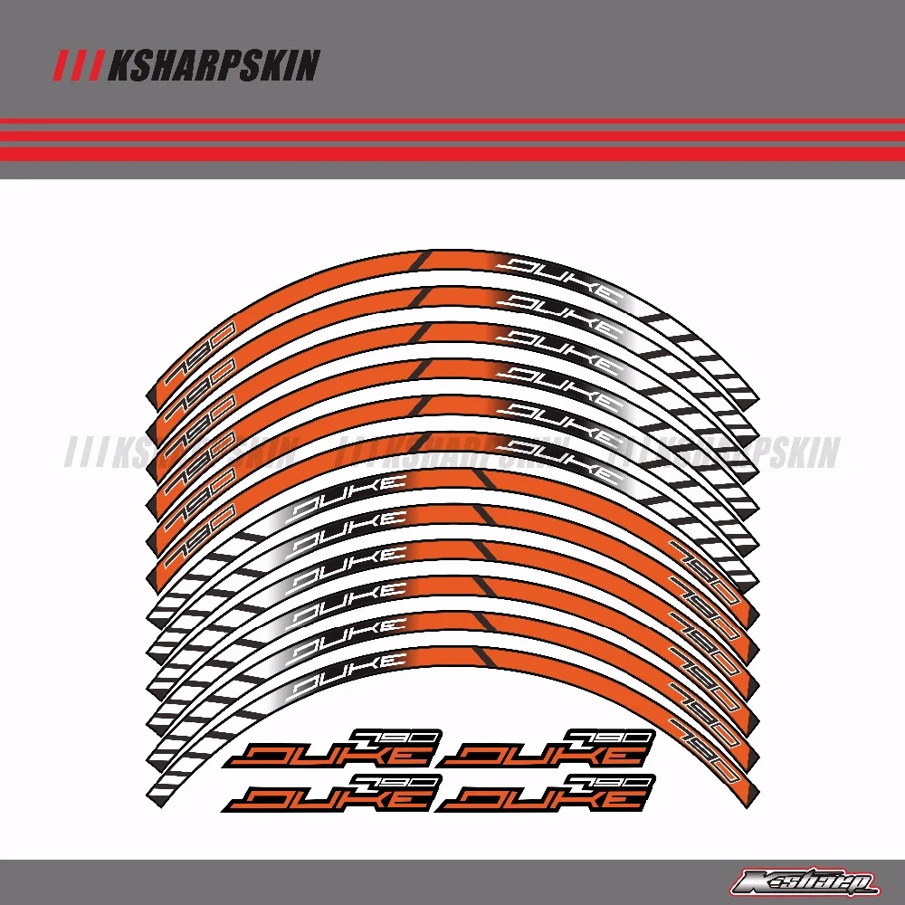 12 X Thick Edge Outer Rim Sticker Stripe Wheel Decals For all DUKE790 DUKE 790 2017 2018
12 X Thick Edge Outer Rim Sticker Stripe Wheel Decals For all DUKE790 DUKE 790 2017 2018