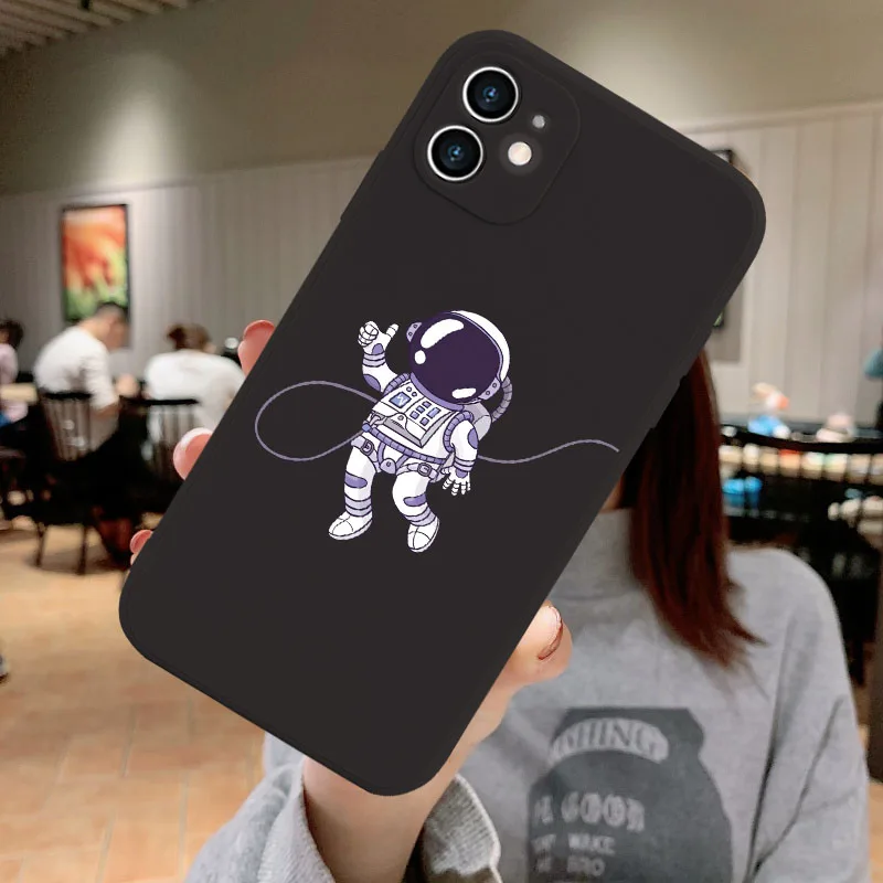 Liquid Silicone Luxury Case For Apple iPhone 12 11 13 Pro Max X XR XS Max 7 8 Plus Astronaut Cartoon Shell Case Cover
Liquid Silicone Luxury Case For Apple iPhone 12 11 13 Pro Max X XR XS Max 7 8 Plus Astronaut Cartoon Shell Case Cover