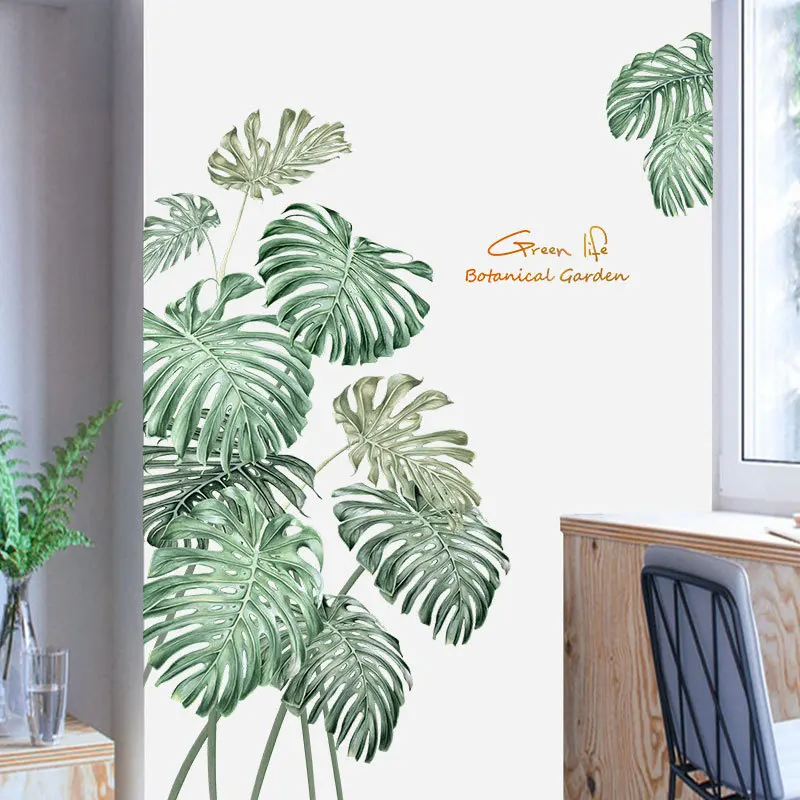 DIY green Plant Wall sticker Tropical Pink Peony Flower Beach Palm Leaves Wall Decals Modern Art Vinyl Wall Decal
DIY green Plant Wall sticker Tropical Pink Peony Flower Beach Palm Leaves Wall Decals Modern Art Vinyl Wall Decal