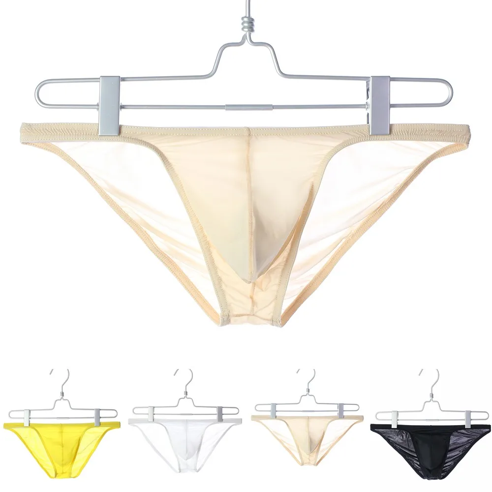 Men Sexy Brief Thin Ice Silk Low-rise Panties Sheer Breathable Lingerie Men's Underwear Comfortable Underpants Solid Short Boxer
Men Sexy Brief Thin Ice Silk Low-rise Panties Sheer Breathable Lingerie Men's Underwear Comfortable Underpants Solid Short Boxer