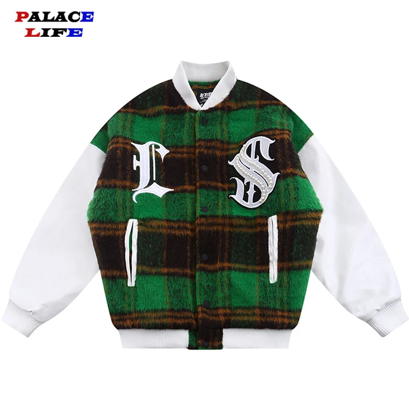 PU Leather Parka Men Patchwork Pearl Towel Embroidery Thick Jacket Hip Hop Windbreaker Padded Coat College Style Winter Tops
PU Leather Parka Men Patchwork Pearl Towel Embroidery Thick Jacket Hip Hop Windbreaker Padded Coat College Style Winter Tops
