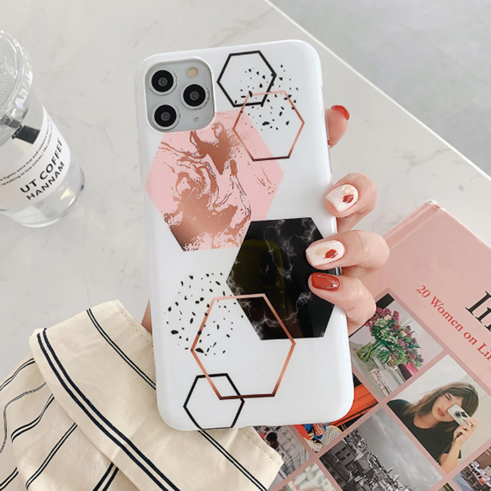 Artistic Style Geometric Hexagon Phone Case For iPhone 11 Pro Max XR XS Max 7 8 Plus X SE Soft Phone Back Cover Cases 
Artistic Style Geometric Hexagon Phone Case For iPhone 11 Pro Max XR XS Max 7 8 Plus X SE Soft Phone Back Cover Cases