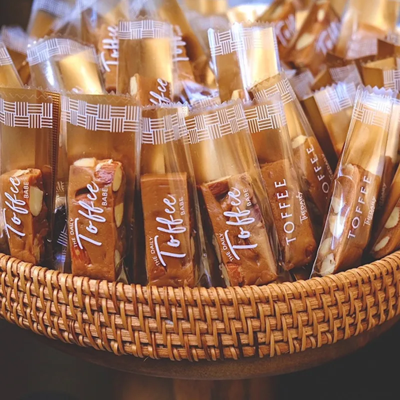 100pcs Toffee Nougat Biscuit Cookie Candy Chocolate Baking Sealed Packaging Bags Party Birthday Christmas Event & Party Decor
100pcs Toffee Nougat Biscuit Cookie Candy Chocolate Baking Sealed Packaging Bags Party Birthday Christmas Event & Party Decor