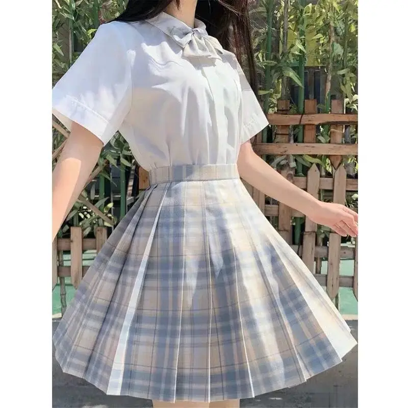 Plaid Women Mini Skirt Female Summer High Waist Japanese Style Harajuku Pleated Cute Sweet Girls JK Uniform Students Clothe
Plaid Women Mini Skirt Female Summer High Waist Japanese Style Harajuku Pleated Cute Sweet Girls JK Uniform Students Clothe