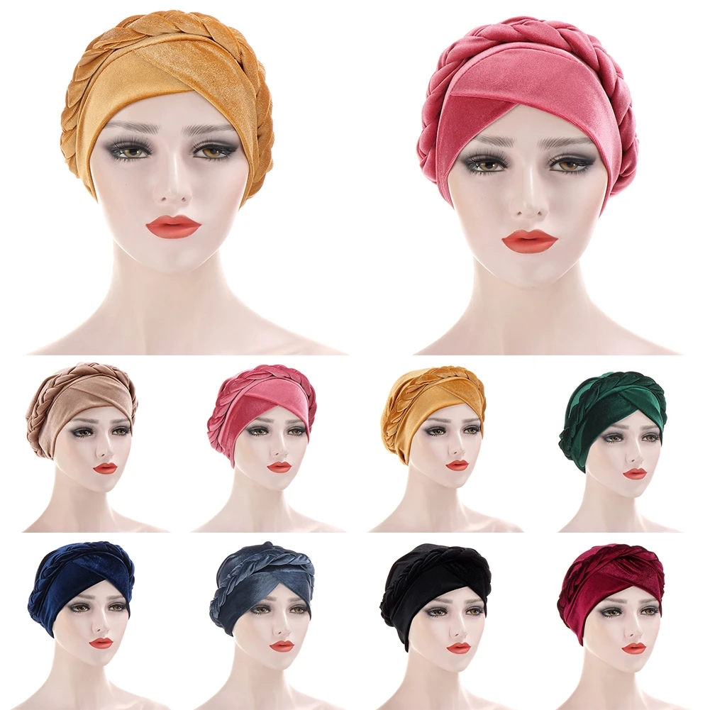 NEW 2021 Muslim Women Velvet Braid Head Wrap Hijab Hair Loss Turban Hat Cover Care Chemo Cap Head Scarf
NEW 2021 Muslim Women Velvet Braid Head Wrap Hijab Hair Loss Turban Hat Cover Care Chemo Cap Head Scarf