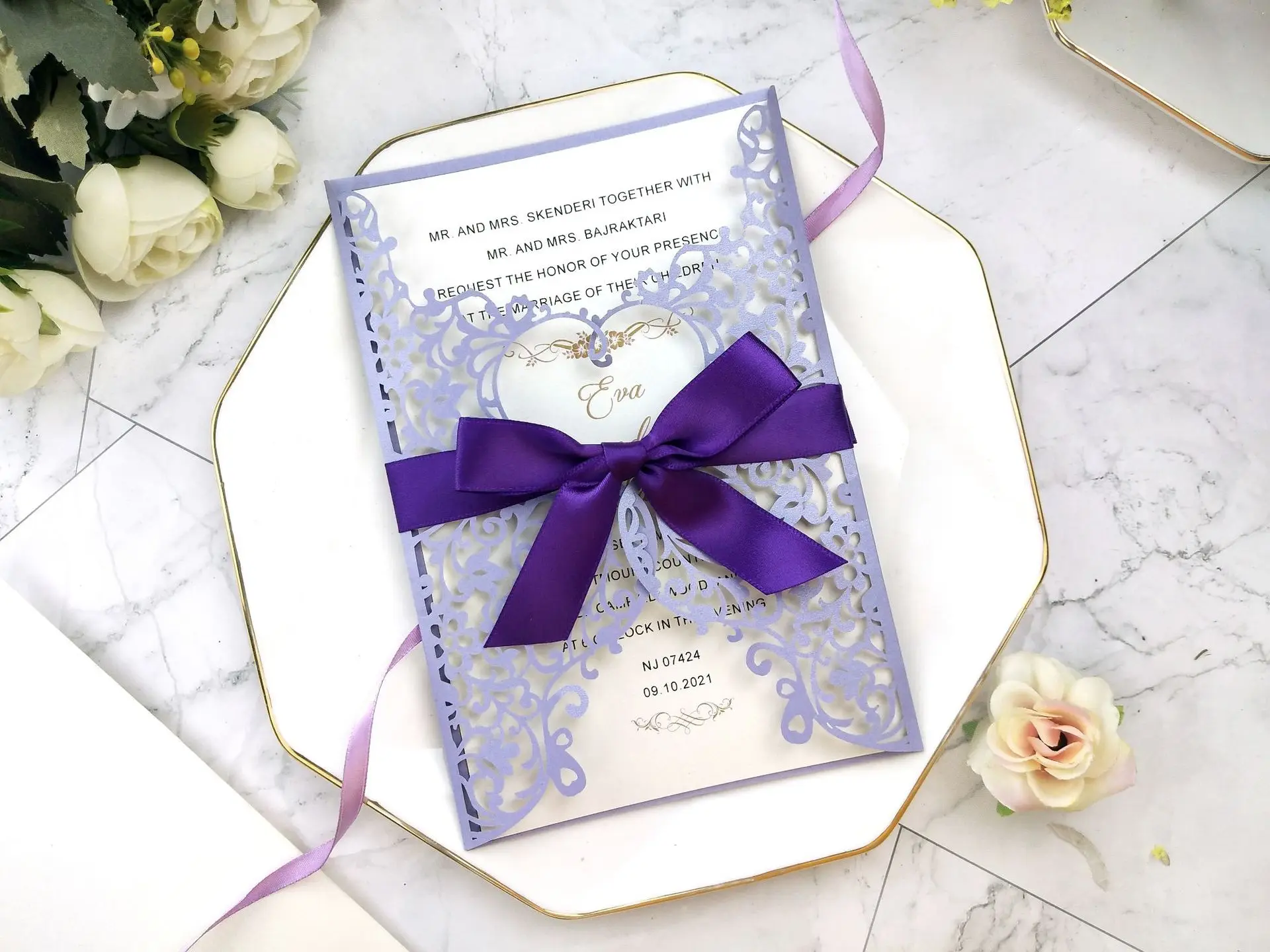 100pcs Laser Cut Wedding Invitations with Hollow Flowers for Engagement Bridal Shower Birthday Party Invites Cards,Customizable
100pcs Laser Cut Wedding Invitations with Hollow Flowers for Engagement Bridal Shower Birthday Party Invites Cards,Customizable