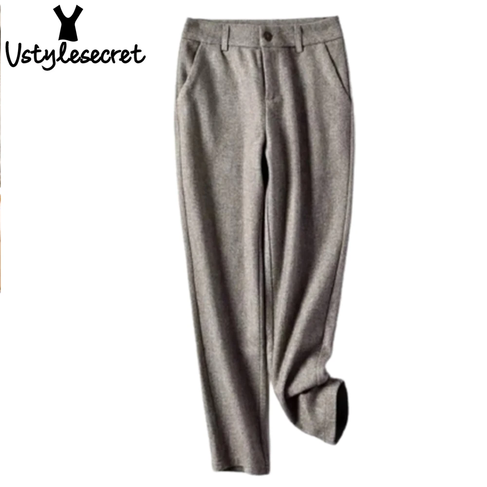 Wool Pantalones De Mujer Winter Women Thick Harem Pants High Waist Cashmere Harajuku Korean Fashion Vetement Femme 2021 YS07002
Wool Pantalones De Mujer Winter Women Thick Harem Pants High Waist Cashmere Harajuku Korean Fashion Vetement Femme 2021 YS07002