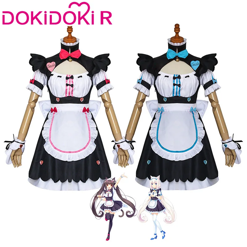 DokiDoki-R Game аниме Nekopara Косплей Chocola/ванильный костюм горничной наряд Nekopara Косплей Костюм
DokiDoki-R Game аниме Nekopara Косплей Chocola/ванильный костюм горничной наряд Nekopara Косплей Костюм