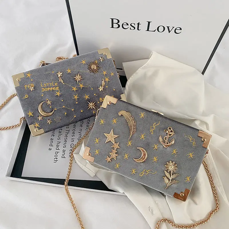 Women's Handbags Purses Velvet Luxury Box Bag Women Bags Fashion Designer Chain Women Shoulder Crossbody Bags
Women's Handbags Purses Velvet Luxury Box Bag Women Bags Fashion Designer Chain Women Shoulder Crossbody Bags