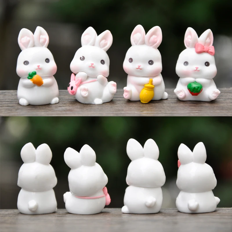 4Pcs/Lot Cute Rabbit Easter Decoration Miniature Hare Animal Figurine Toys Home Decoration Cute Accessories Desktop Decoration
4Pcs/Lot Cute Rabbit Easter Decoration Miniature Hare Animal Figurine Toys Home Decoration Cute Accessories Desktop Decoration