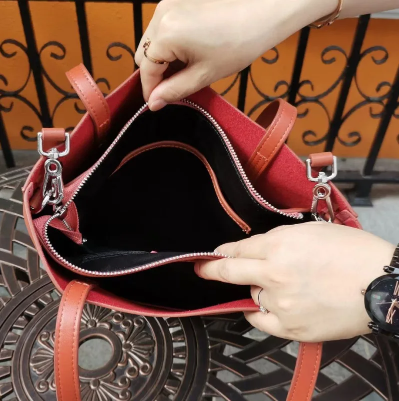 Hiboom Vintage real genuine leather handbags big women hand bags female shopper handbags high qualtiy office ladies shoulder bag
Hiboom Vintage real genuine leather handbags big women hand bags female shopper handbags high qualtiy office ladies shoulder bag