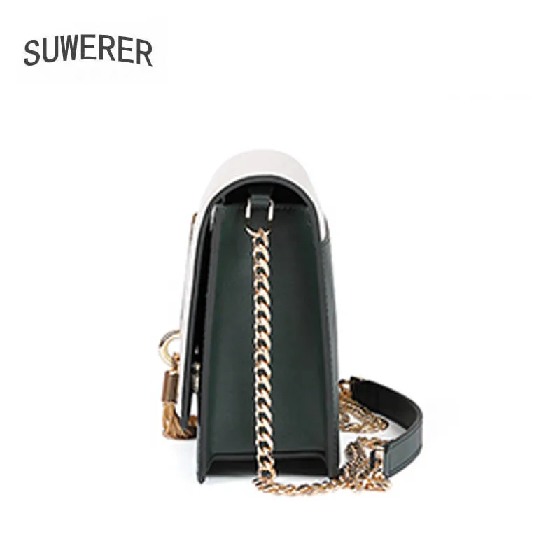 SUWERER New Women leather shoulder bag luxury handbags women bags designer crossbody bags for women handbags
SUWERER New Women leather shoulder bag luxury handbags women bags designer crossbody bags for women handbags