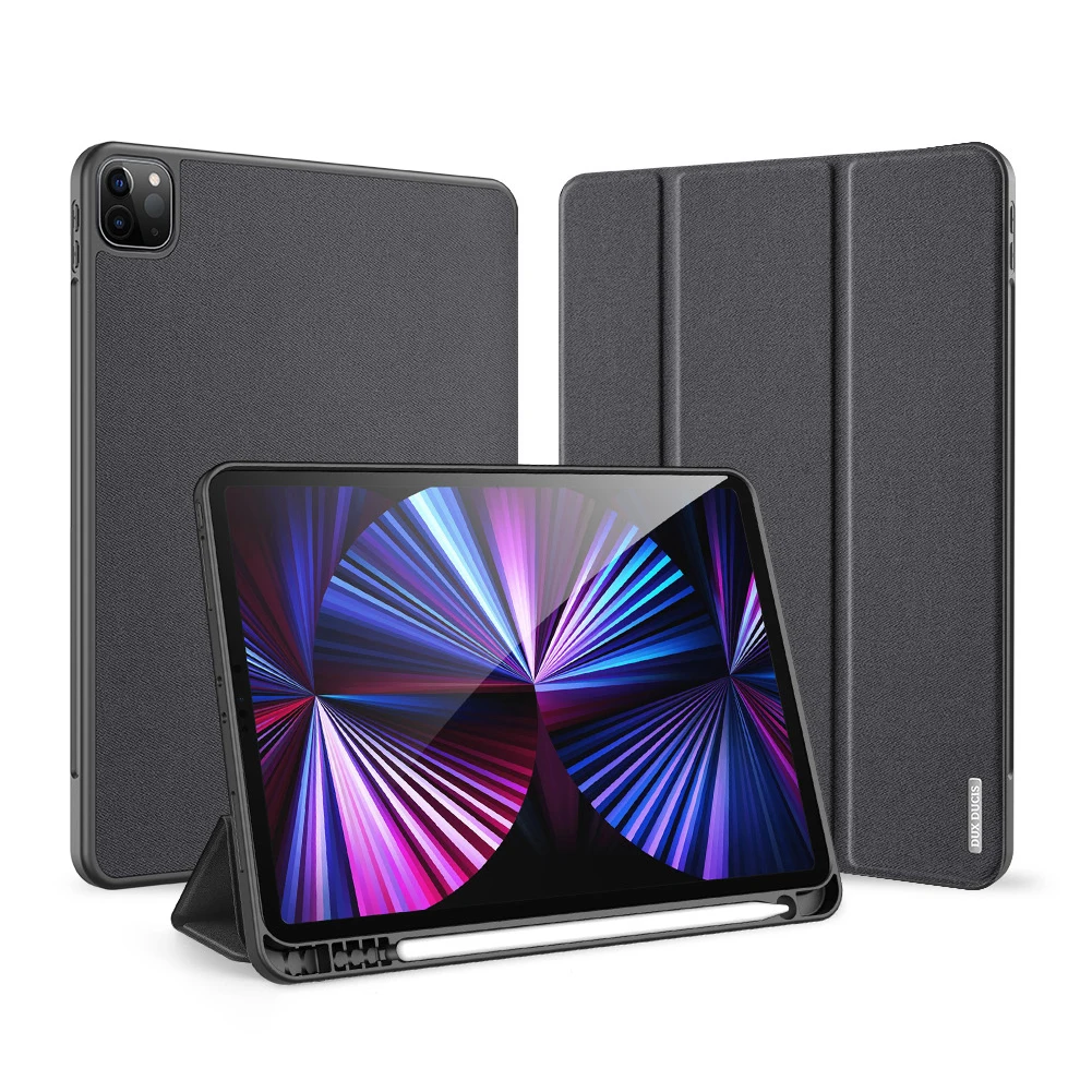 Tablet Leather Case For IPad Pro 11 2021 Smart Sleep Wake DUX DUCIS DOMO Series Trifold Protective Case With Pencil Holder
Tablet Leather Case For IPad Pro 11 2021 Smart Sleep Wake DUX DUCIS DOMO Series Trifold Protective Case With Pencil Holder