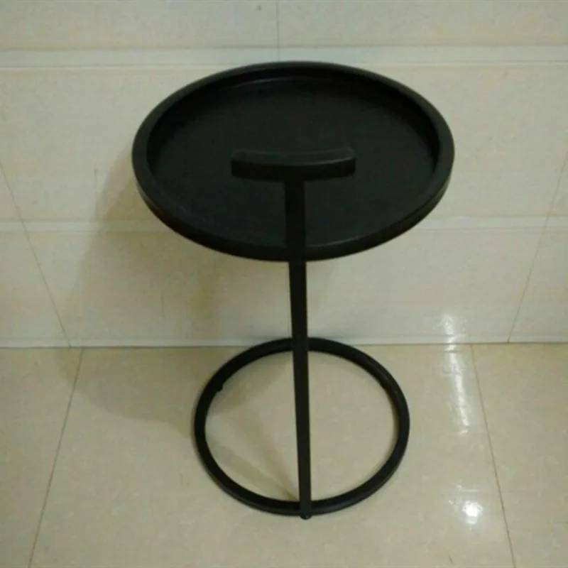 Simple modern sofa side corner several moving bedside table American style metal living room small round coffee table
Simple modern sofa side corner several moving bedside table American style metal living room small round coffee table
