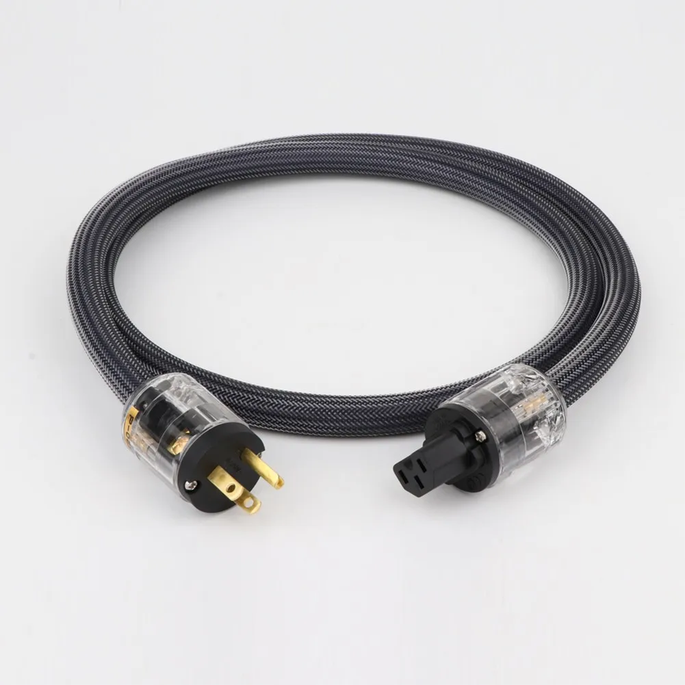 2/3 M Hi-End Audiophile Power Cord Pure Copper Power Audio Cable EU US Power 125V 15A Power Cable Audio Power Cord Musical Part
2/3 M Hi-End Audiophile Power Cord Pure Copper Power Audio Cable EU US Power 125V 15A Power Cable Audio Power Cord Musical Part